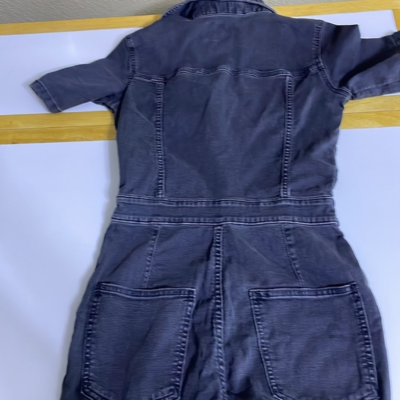 Aerie Black Denim Jumpsuit stretchy sz XS - Picture 10 of 10